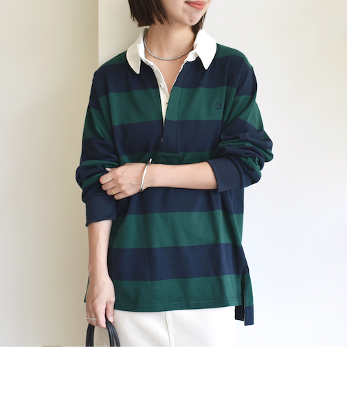 【SHIPS別注】LOGAN KNITTING MILLS:〈洗濯機可能〉ラガー シャツ