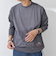 SHIPS any: オーガニック コットン ワンポイント ロゴ プリント×刺繍 スピンドル Tシャツ(ロンT)◇