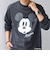 SHIPS any: /ミッキーマウス/ サイン & ポージング Tシャツ (ロンT)◇