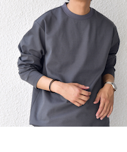 SHIPS any: デザインリブ ハイゲージ ポンチ マイクロ ボーダー Tシャツ (ロンT)◇