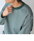 SHIPS any: デザインリブ ハイゲージ ポンチ マイクロ ボーダー Tシャツ (ロンT)◇