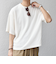 SHIPS any: ワッフル リラックス クルーネック Tシャツ◇
