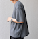 SHIPS any: ワッフル リラックス クルーネック Tシャツ◇