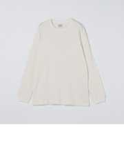 SHIPS: AUTHENTIC ベーシック ワッフル ロングスリーブ Tシャツ
