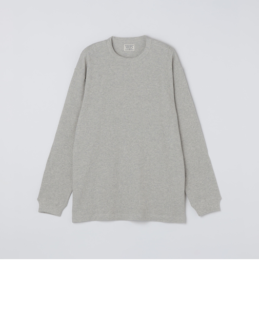 SHIPS: AUTHENTIC ベーシック ワッフル ロングスリーブ Tシャツ