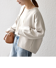 《追加予約》SHIPS any:〈洗濯機可能〉ダブルクロス ノーカラー ジップ ブルゾン［NAVY BLUE］