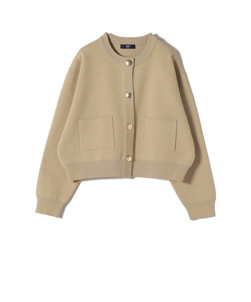 《一部追加・新色予約》SHIPS Colors:〈手洗い可能〉メタルボタン クルーネック カーディガン◆