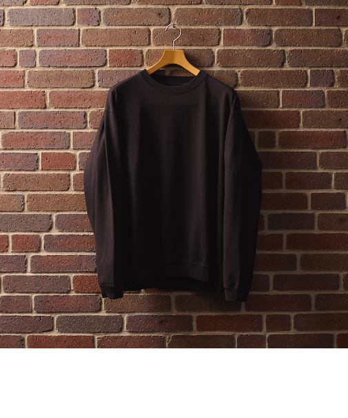 SHIPS: AUTHENTIC コットン スウェット ロングスリーブ Tシャツ