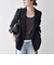 《一部予約》SHIPS any:〈洗濯機可能〉ダブルクロス セミダブル ジャケット［NAVY BLUE］