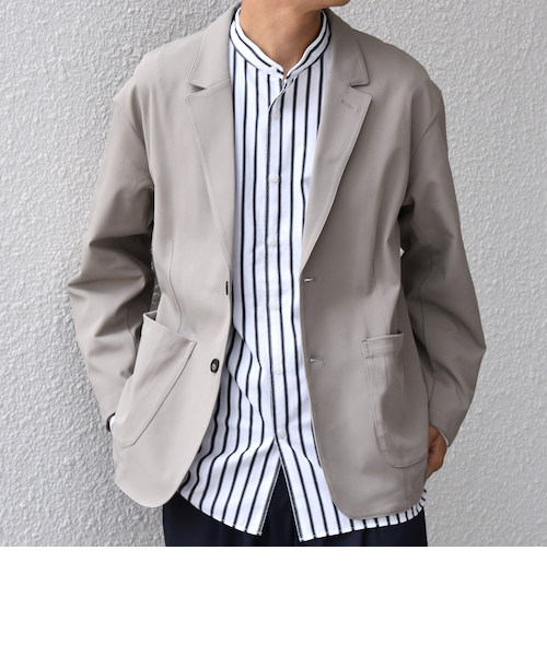 【kys】SHIPSシップス　ストレッチジャージーリラックスジャケット SHIPS ジャケット テーラードジャケット SHIPS:「セットアップ