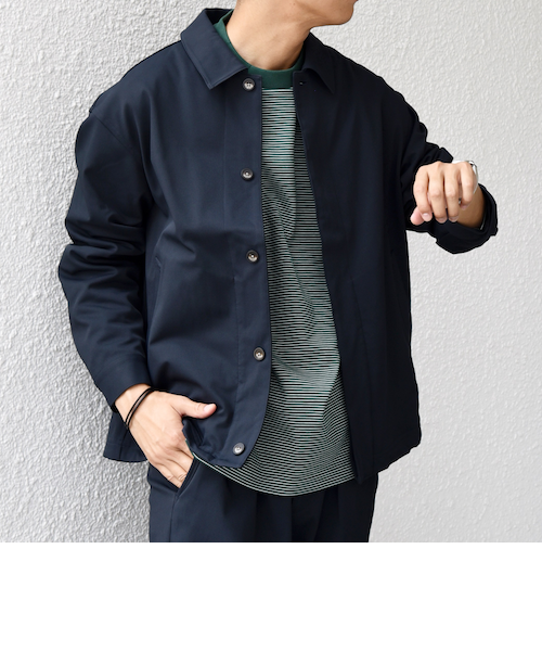 SHIPS: スーパー160'S メリノウール メルトン バーシティジャケット