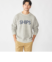 SHIPS: 50th ANNIV SHIPS ロゴ スウェット