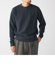 SHIPS: ジャカード ライト ロングスリーブ プルオーバー