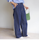 【WEB限定】〈洗濯機可能〉2タック カーブ デニム パンツ