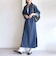 《予約》【WEB限定】〈洗濯機可能〉スキッパー デニム ワンピース