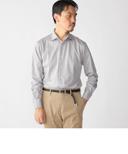 SHIPS: ジャージー ギンガムチェック ワンピースカラー シャツ