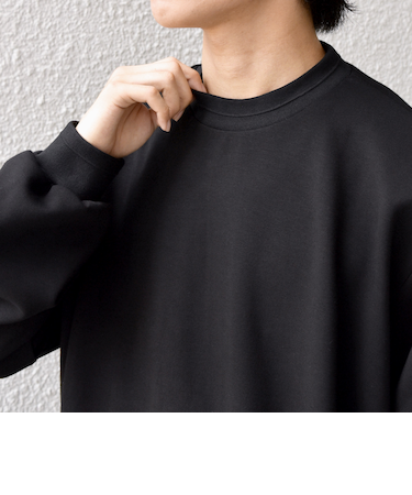 SHIPS any: クリア ダンボール セミモックネック カットソー (セットアップ対応)◇