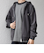 SHIPS any: CLASSY バックタック スウェット ジップ パーカー◇