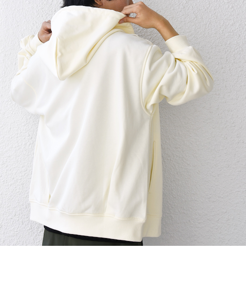 SHIPS any: CLASSY バックタック スウェット ジップ パーカー◇