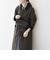 《予約》SHIPS any: ステンカラー Aライン ロング コート