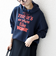 《予約》【SHIPS any別注】THE KNiTS:〈洗濯機可能〉ロゴプリント フーディー パーカー