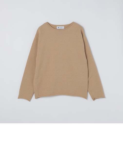 City Ambient Products:〈手洗い可能〉7ゲージ モール ロール クルーネック ニット