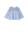 SHIPS Primary Navy Label:SOMELOS ストライプ フリル ブラウス