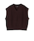 SHIPS Primary Navy Label:〈手洗い可能〉メッシュ ライン ニット ベスト