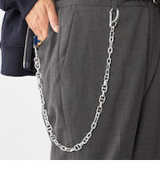 【WEB限定】SHIPS: シルバーコーティング ウォレット チェーン