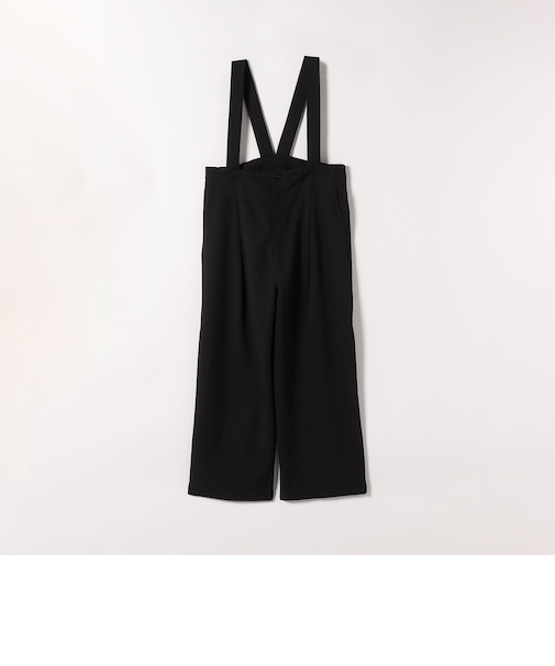 UNIVERSAL OVERALL:〈洗濯機可能〉サスペンダー タック サロペット 25AW