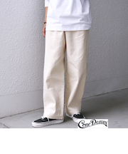 SHIPS any: Cone Denim フリーサイズ キャンバス デニム イージーパンツ◇