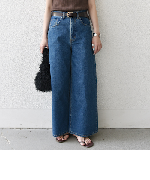solni プリントワイドデニム S SOLNI Printed Wide-Leg Denim ⸻⸻⸻⸻⸻⸻ ☑ SOLNIだけの唯一