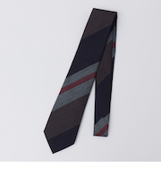 SHIPS: シルク デラヴェ ワイド ストライプ ネクタイ