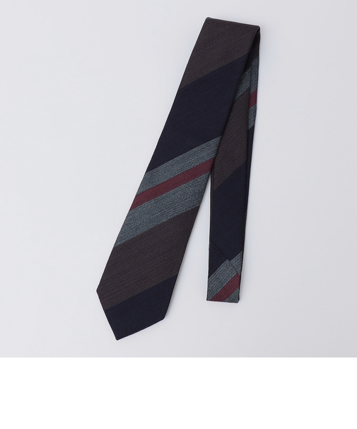 SHIPS: シルク デラヴェ ワイド ストライプ ネクタイ