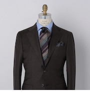 SHIPS: シルク カスミ サテン マルチ ストライプ ネクタイ