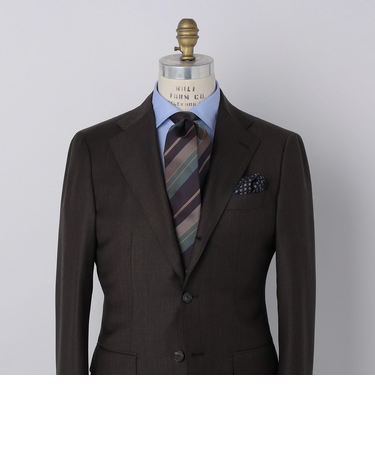 SHIPS: シルク カスミ サテン マルチ ストライプ ネクタイ