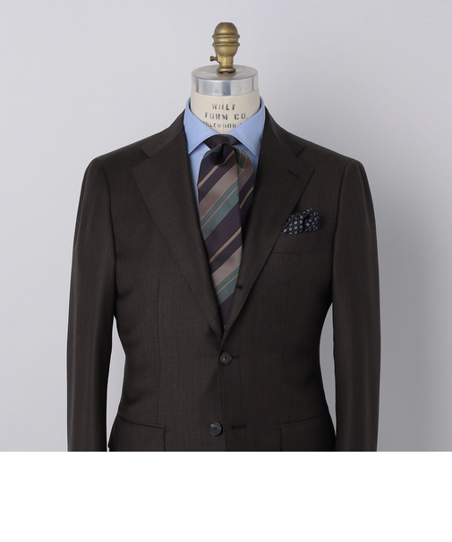 SHIPS: シルク カスミ サテン マルチ ストライプ ネクタイ