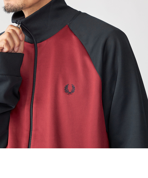 FRED PERRY 赤 ジップアップジャケット M POST JUNK / 80's FRED PERRY Track Jacket Red Made In