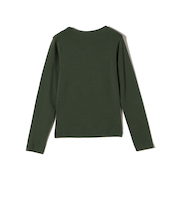 gicipi:バック U ロング スリーブ Tシャツ（CECE）