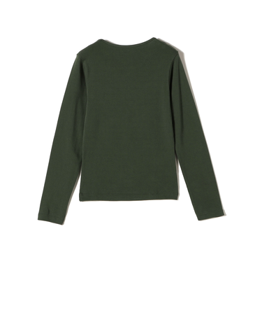 gicipi:バック U ロング スリーブ Tシャツ（CECE）