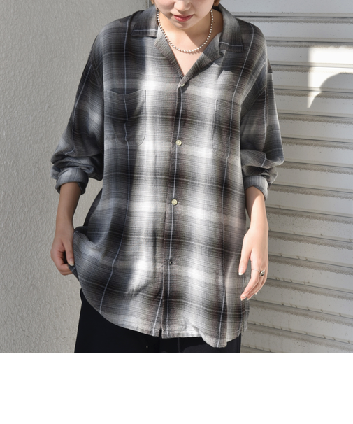 TOWNCRAFT: 60 LOOP COLLER SHIRT