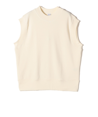 gicipi:クルーネック リブ付き ジレ （ZEBRA）