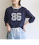 【WEB限定】〈洗濯機可能〉レース ナンバリング リンガー TEE