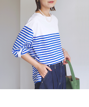《予約》【WEB限定】〈洗濯機可能〉ビッグ バスク シャツ