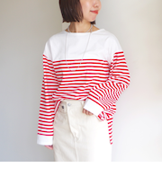 【WEB限定】〈洗濯機可能〉ビッグ バスク シャツ