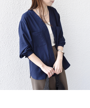 《新色追加・一部追加予約》SHIPS Colors:〈手洗い可能〉ワッシャー ポケット シャツ◆