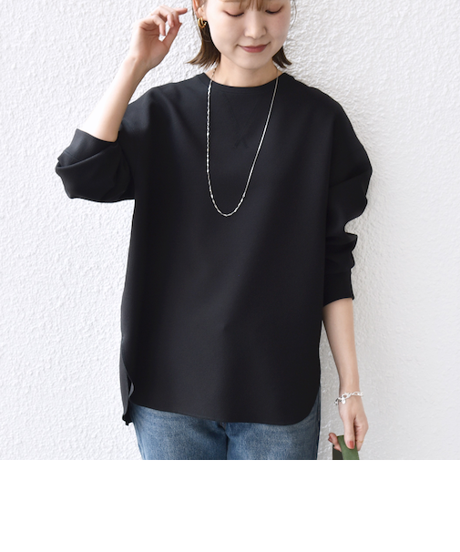 〈手洗い可能〉ガゼット デザイン ジョーゼット カットソー