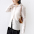 【WEB限定】〈手洗い可能〉ランダムブルーゼ シャツ カーディガン