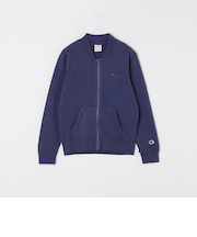 Champion: ワンポイント ロゴ スウェット ジップ ブルゾン<KIDS>