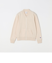 Champion: ワンポイント ロゴ スウェット ジップ ブルゾン<KIDS>